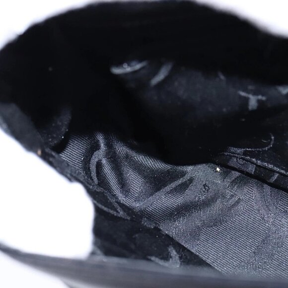 Salvatore Ferragamo Vala Shoulder Bag Leather Black Gold Auth 109105 - Picture 13 of 16